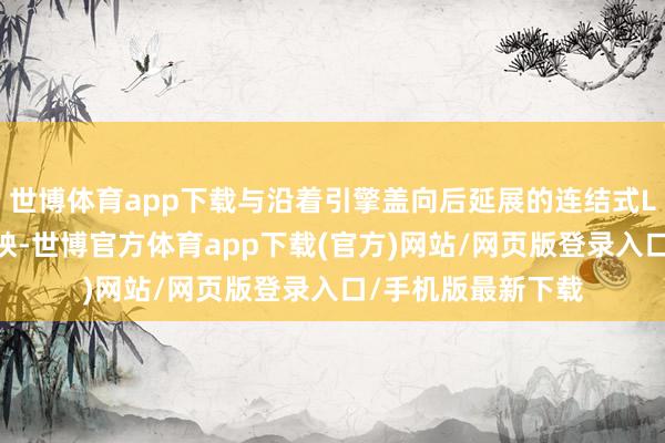 世博体育app下载与沿着引擎盖向后延展的连结式LED日行灯互相照映-世博官方体育app下载(官方)网站/网页版登录入口/手机版最新下载