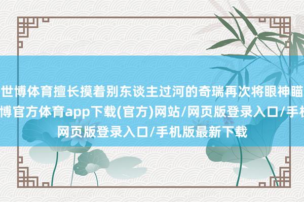 世博体育擅长摸着别东谈主过河的奇瑞再次将眼神瞄向比亚迪-世博官方体育app下载(官方)网站/网页版登录入口/手机版最新下载