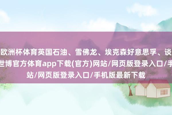 欧洲杯体育英国石油、雪佛龙、埃克森好意思孚、谈达尔跌超2%-世博官方体育app下载(官方)网站/网页版登录入口/手机版最新下载