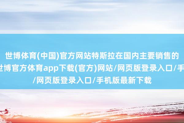 世博体育(中国)官方网站特斯拉在国内主要销售的就两款车型-世博官方体育app下载(官方)网站/网页版登录入口/手机版最新下载
