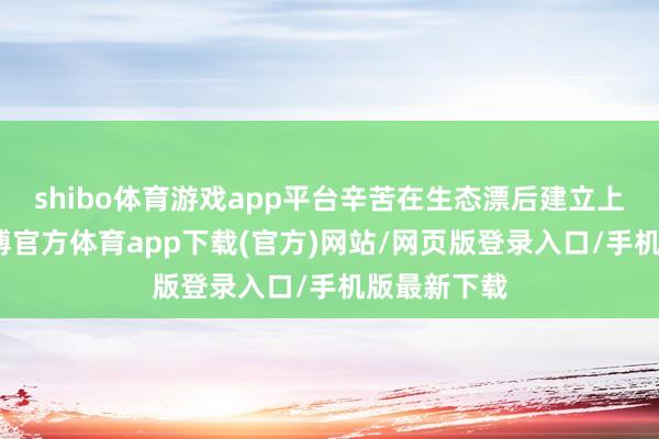 shibo体育游戏app平台辛苦在生态漂后建立上出新绩-世博官方体育app下载(官方)网站/网页版登录入口/手机版最新下载