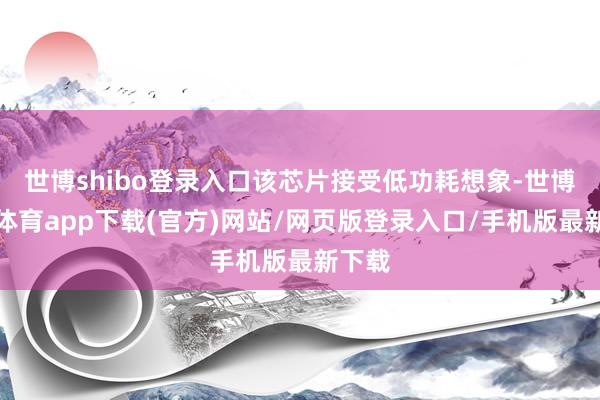 世博shibo登录入口该芯片接受低功耗想象-世博官方体育app下载(官方)网站/网页版登录入口/手机版最新下载