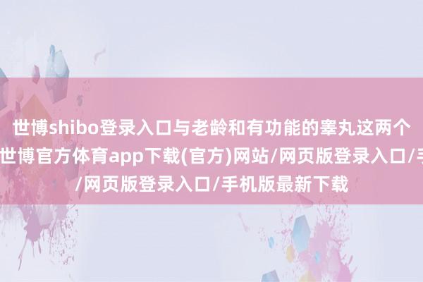 世博shibo登录入口与老龄和有功能的睾丸这两个因素密切关联-世博官方体育app下载(官方)网站/网页版登录入口/手机版最新下载
